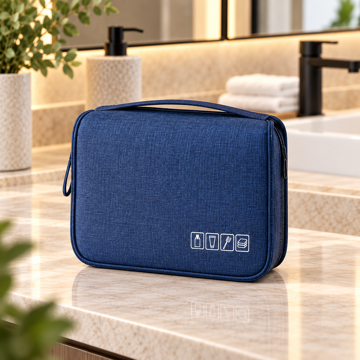 Trousse de toilette suspendue étanche